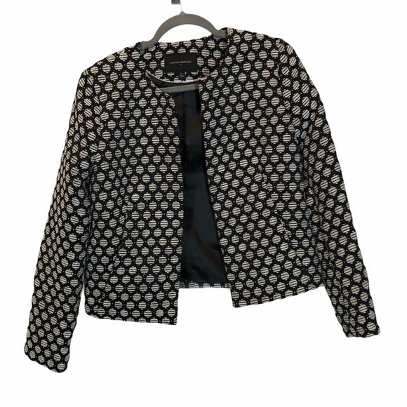 Banana Republic Black and White Patterned Blazer - Picture 1 of 10